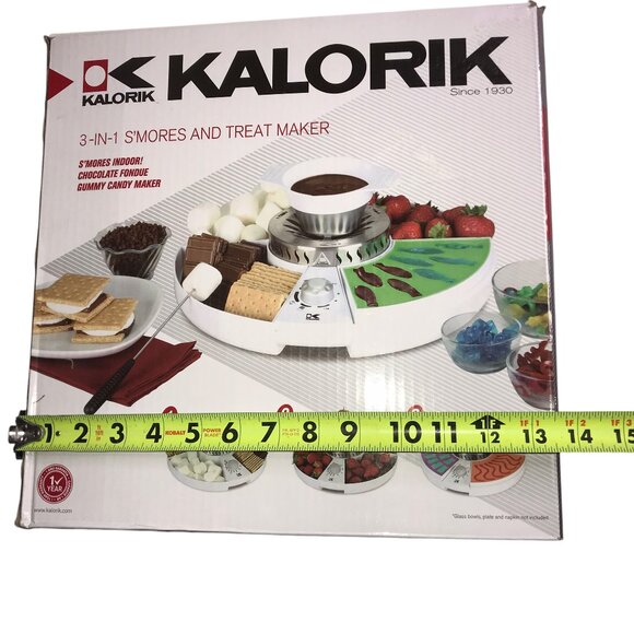 BRAND NEW KALORIK ELECTRIC 3 IN 1 SMORES AND TREAT MAKER - Picture 5 of 12